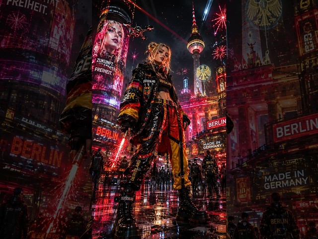 BERLIN 2099 🇩🇪⚡ A Glimpse Into Germany's Future #cyberpunk