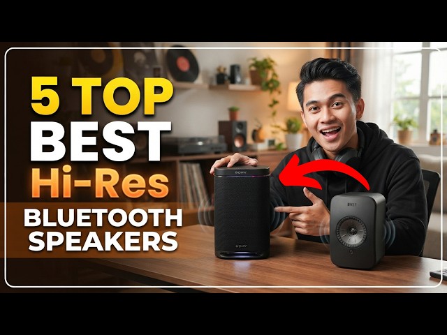 5 Best Hi-Res Bluetooth Speakers 2026 (Number 1 Will Shock You!)