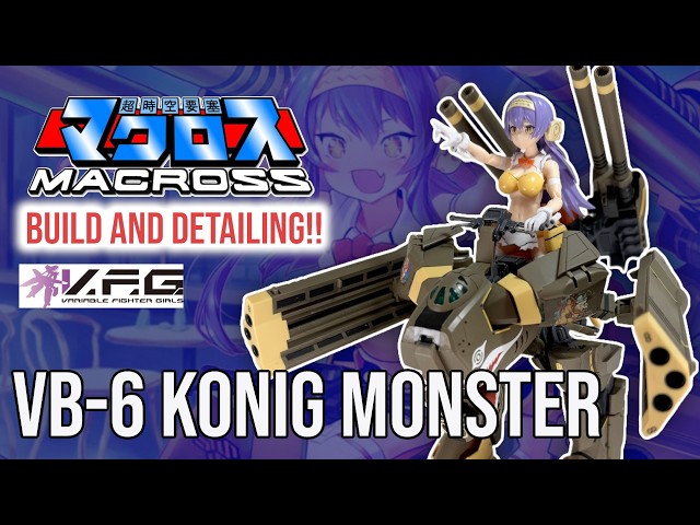 VB-6 Konig Monster Build & Review | Macross Frontier Aoshima VFG Kit