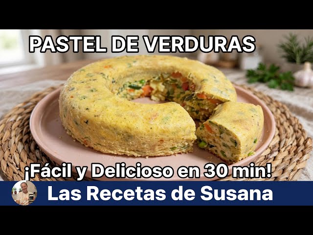 VEGETABLE CAKE 🥕 🧅 🫛🥚✨🧡 @lasrecetasdesusana
