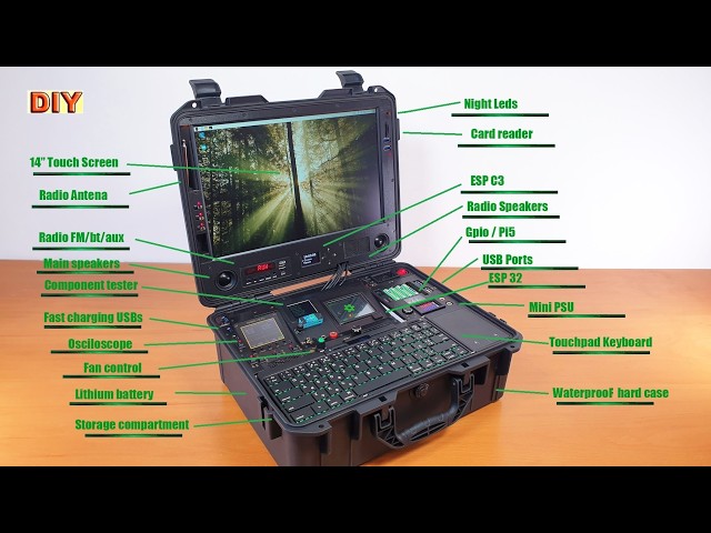 DIY: Cyberdeck Evolution multi-function portable computer