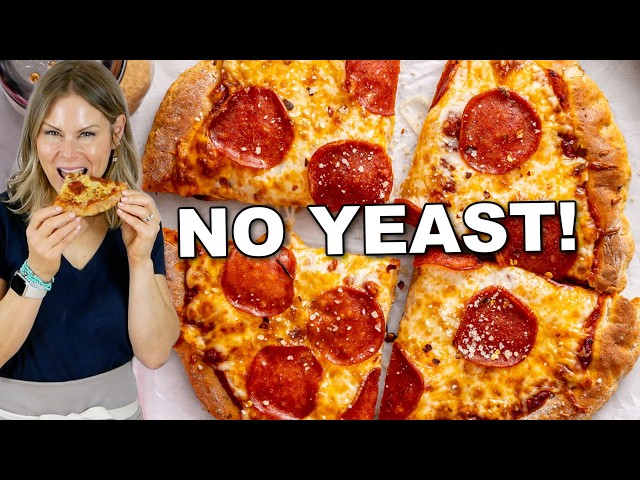HEALTHY PIZZA NIGHT! How to Make a Cottage Cheese Crust (It's Delicious!)
