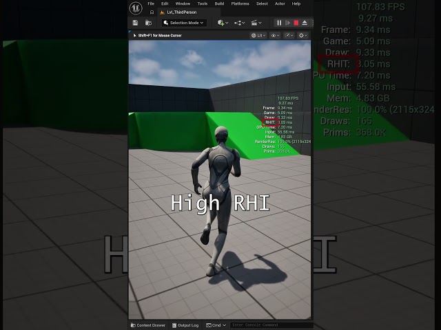 UE5 Performance Tips #ue5  #gamedevelopment #tutorial #unrealengine5