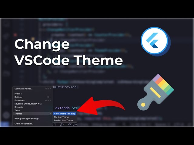 My Favotire VSCode Theme as a Flutter Developer | How to change your VSCode Theme under 1 minute
