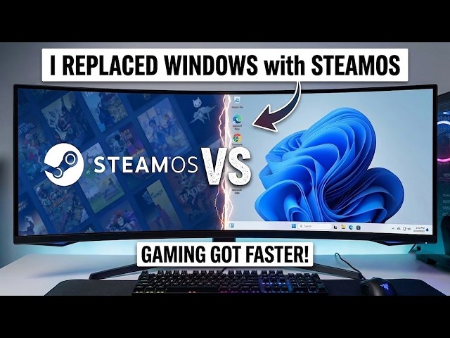 I Replaced Windows with SteamOS… And Gaming Got FASTER?!