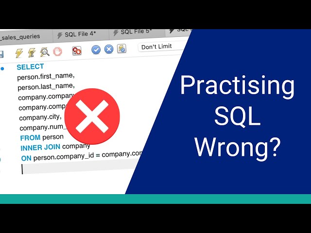 Avoid These SQL Practice Mistakes to Improve Faster