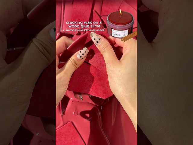 Wax Cracking: Fall Candle Slime 🕯️