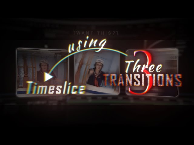 Easy Transitons Using Timeslice | After Effects | #tutorial #aftereffects