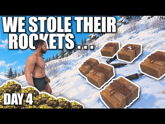 We Stole this Clans Rockets (30,000k+ Sulfur) in Rust...