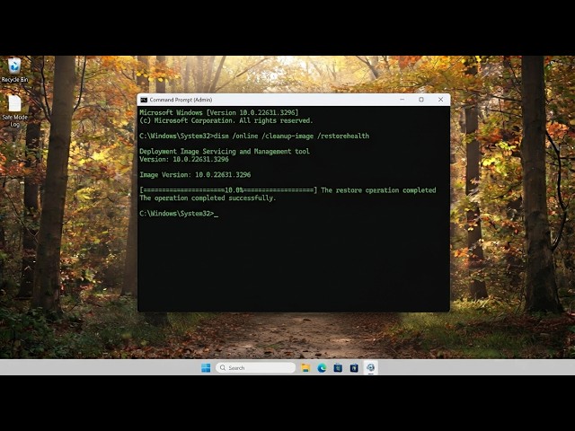 Using the DISM Command Prompt Tool to Repair Windows