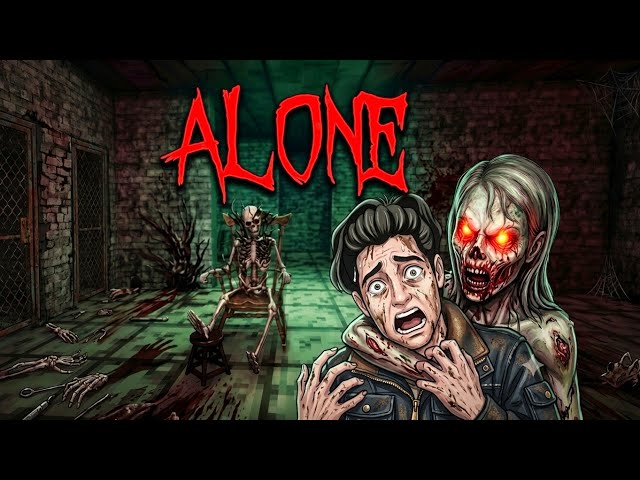 ALONE 👹🏃 HORROR GAME #horror 