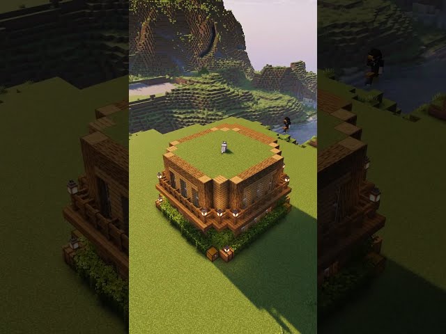 Minecraft Easy Wooden House 🏠 #minecraft