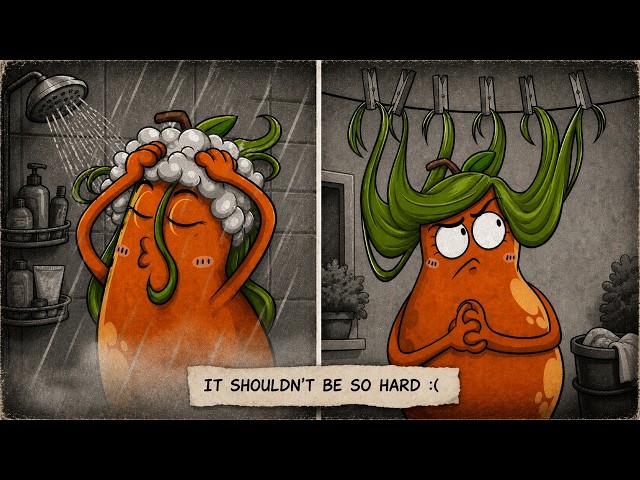 When Your Hair Has a Mind of Its Own 😂 | Everyday Hair Struggles