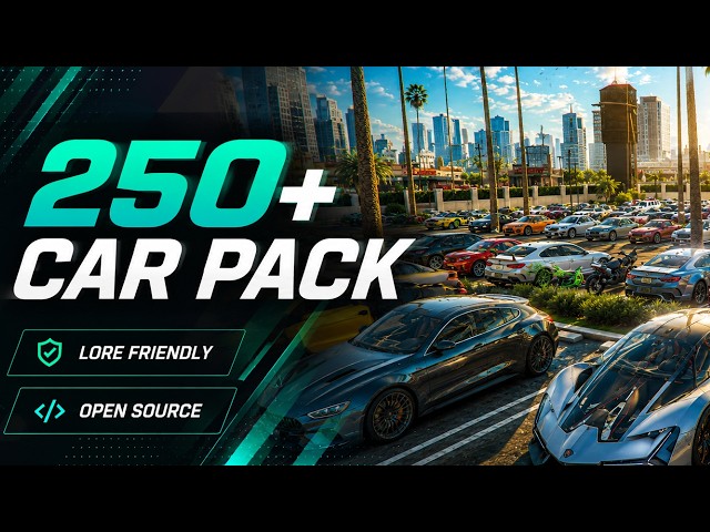 FiveM Mega Lore Friendly Car Pack | 250+ Cars | Open Source