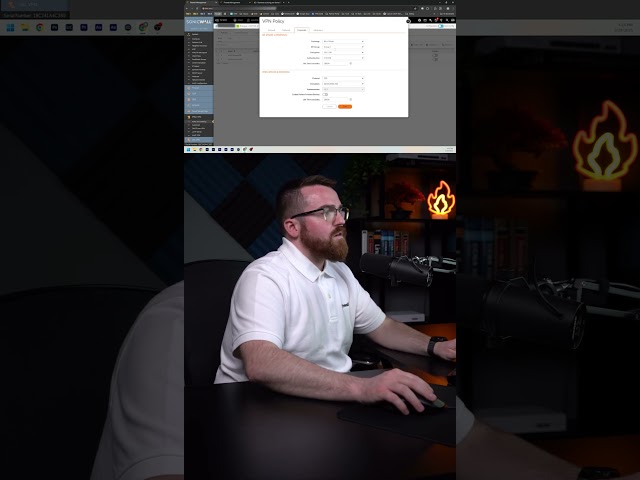 SonicWall IPsec Tunnel Setup #firewall #techshorts