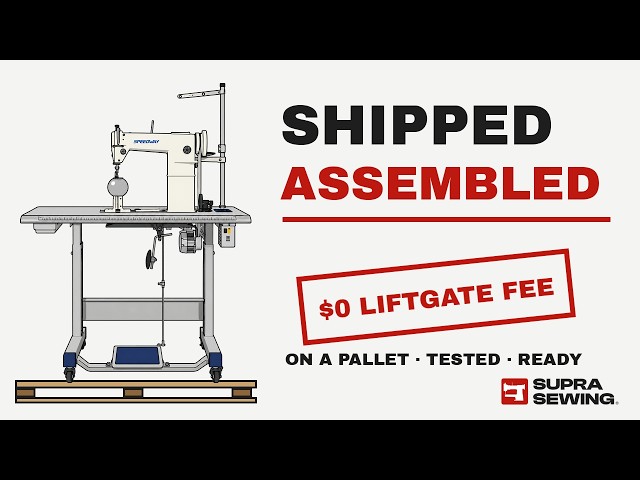 Cómo ensamblamos, probamos y enviamos máquinas de coser industriales | SupraSewing