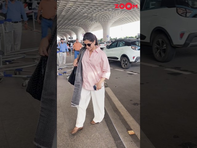 Pregnant Samantha Ruth Prabhu spotted at airport; Hubby Raj comes to see her off #shorts #samantha