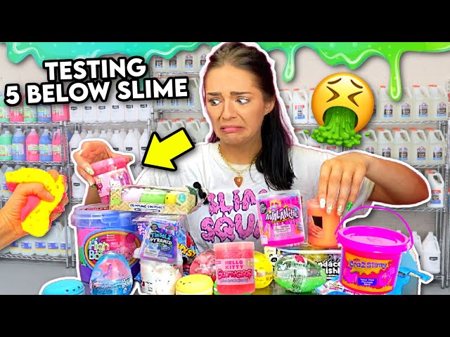 Testing Slime from 5 BELOW🤮 ....yikes *this is really bad*