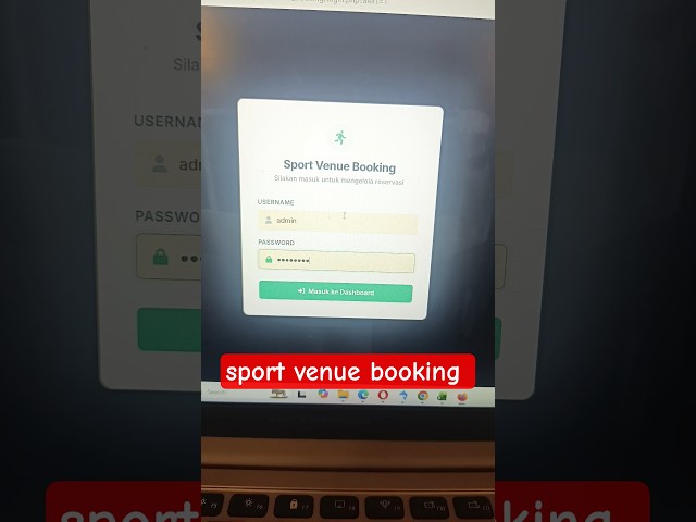 Build a Sport Venue Booking Dashboard in PHP MySQLi | Full Project