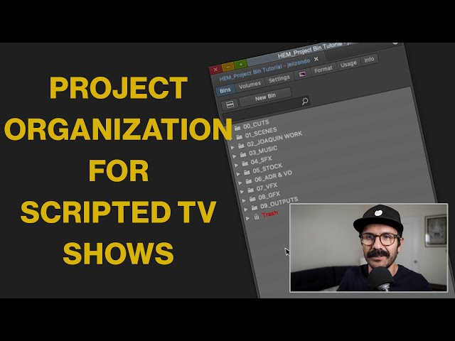 Project Organization for Scripted TV Shows in Avid Media Composer (Part 1)
