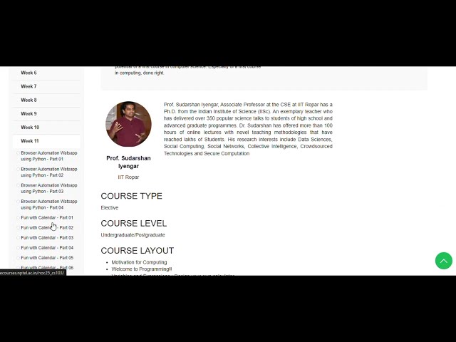 joy of computing using python week 11 program assignment answer........|