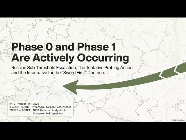 Russia against NATO: Phase Zero and Phase One of Shattering the NATO