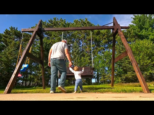 The Best Swing Set For Your Family's Back Yard!