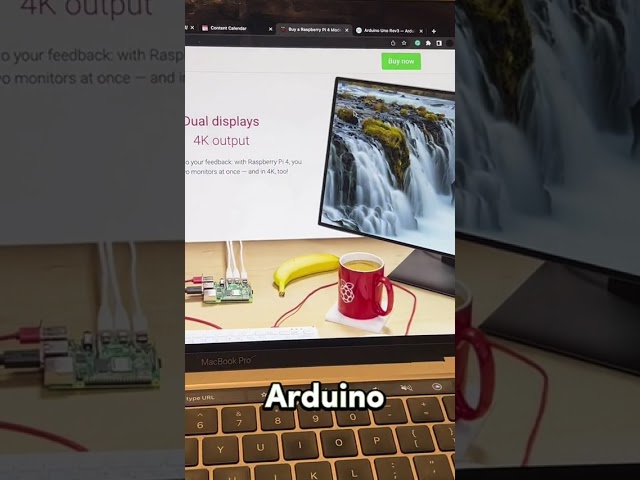 The Difference between Raspberry Pi and Arduino Uno Computer... #Shorts #dcrob0tics