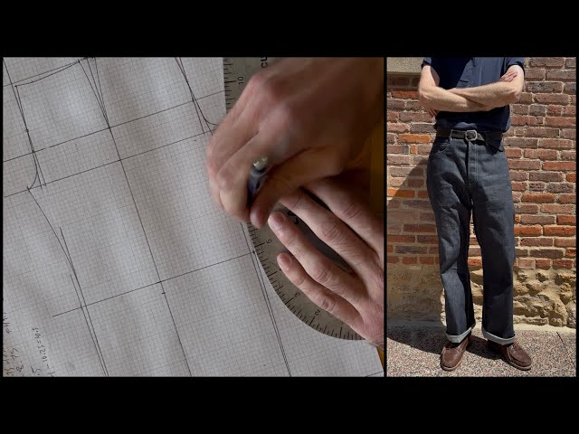 How to Draft a Selvedge Denim Jean Pattern