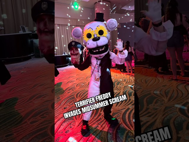 TERRIFIER FREDDY FAZBEAR Invades Midsummer Scream 2026 (fake bl00d)