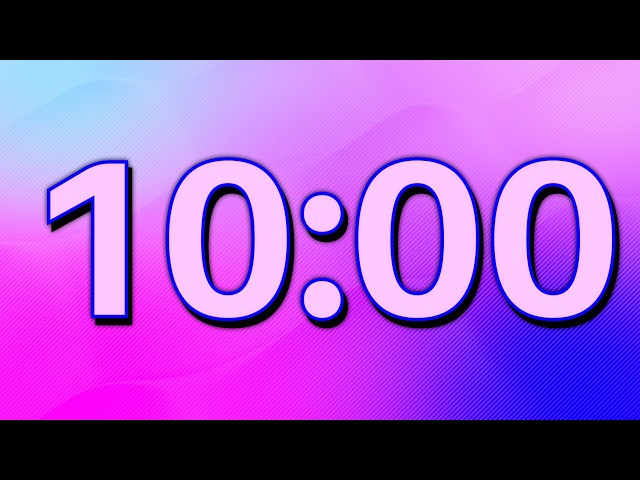 10 Minute ADHD Mind Reset Timer – Calm Ambient Focus Music | ADHD 10 MInute Countdown
