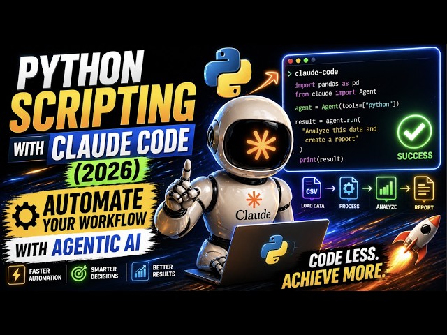 Python Scripting with Claude Code (2026): Automate Your Workflow with Agentic AI