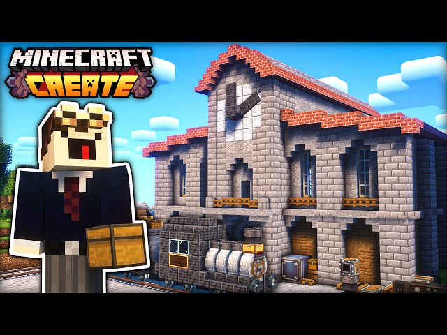 I Built an ITEM SORTING SYSTEM in Minecraft Create Mod