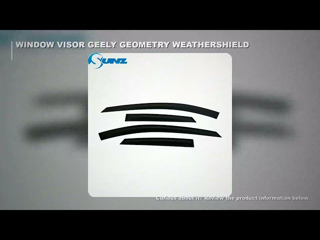 Window Visor For Geely Geometry C 2020 2021 2022 2023 2024 2025 2026 Accessories Rain Guard Deflecto