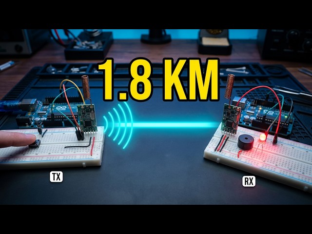 This $3 Tiny Module Can Transmit Data Up To 1.8 KM! (HC-12 Guide