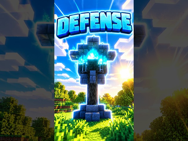 Minecraft: Defense Tower #minecraft #shorts