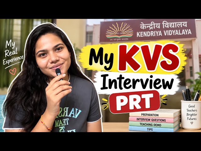 My Real KVS Interview Experience | Teaching Demo & Questions Asked 