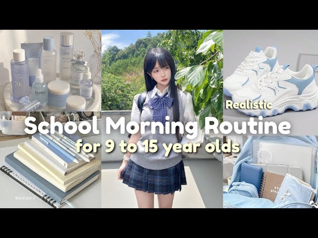 School Morning Routine | Productive and Realistic Morning Routine 