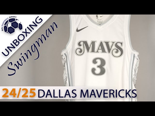 Dallas Mavericks City Edition Jersey 24/25 Davis (BestZV1) Swingman Version Unboxing Review