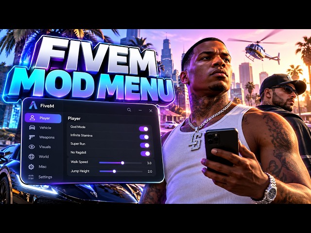 FiveM Mod Menu 2026 – Vehicle Spawner, Teleport & Player Tools | Complete Guide