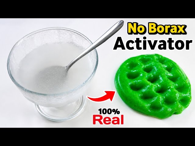 How to make No Borax Slime Activator with Proof | No Borax Slime Activator at home [ASMR]