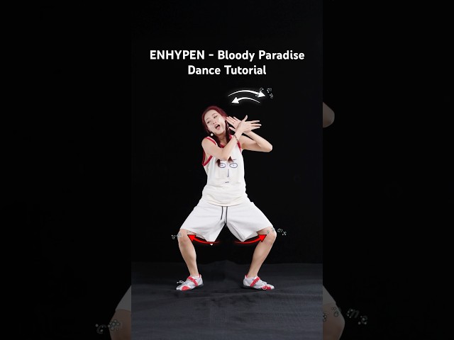 ENHYPEN - Bloody Paradise dance tutorial, slowed, mirrored #bloodyparadise @ENHYPENOFFICIAL