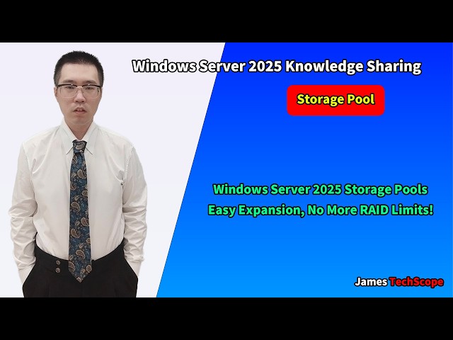 Windows Server 2025 Storage Pools: Easy Expansion, No More RAID Limits!