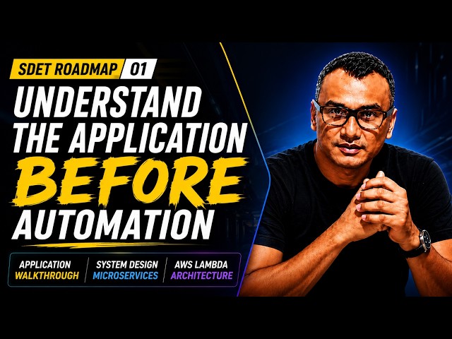 Application Walkthrough, System Design, Microservices & AWS Lambda Architecture | SDET Course #1