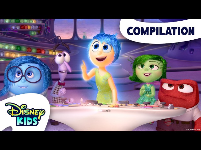 Guess Who's in Control of Riley's Emotions? 😃💛💧💙🔥😡😱🤢 | Inside Out 🧠 | @disneykids