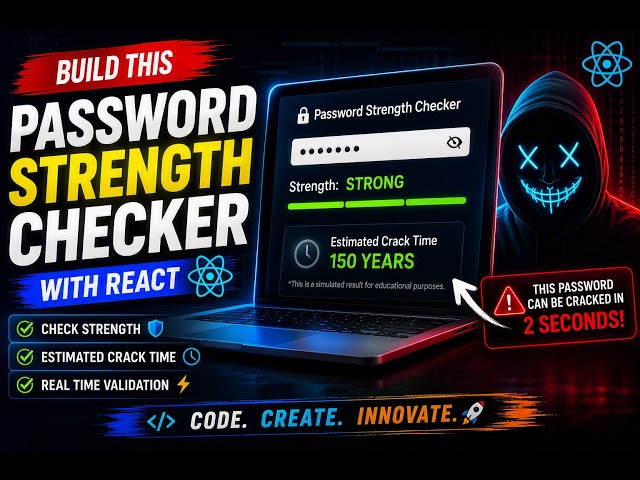 Build a Password Strength Checker in React | Beginner Project