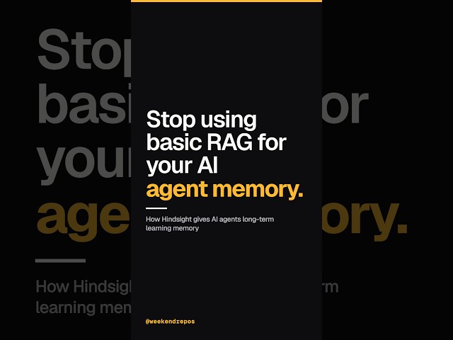 Hindsight: Open-Source AI Agent Memory That Actually Learns