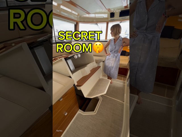 Panic Room on a Yacht?😳🤯 ⬆️Full Tour▶️⬆️#yachts #boats