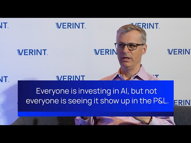 AI ROI in the Contact Center: Stop Buying Toolsets, Start Buying Outcomes | Verint Engage 2026