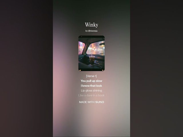 Winky | Hook